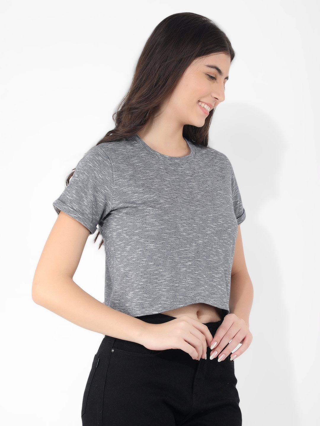 Numero Uno Women Self Design Blue Top
